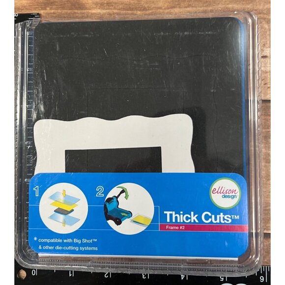 Lightly Used 22150 Ellison Design Thick Cuts Frame #2 Die - Picture 2 of 4